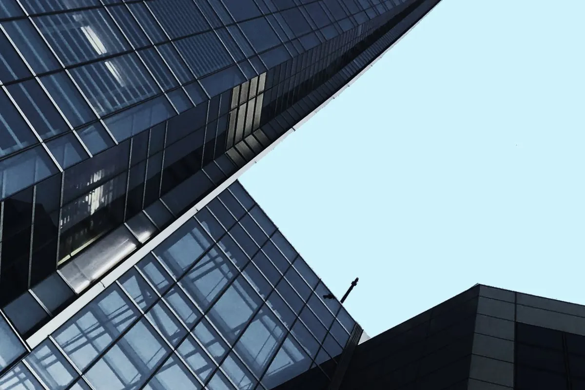 Modern office park in North Bangalore