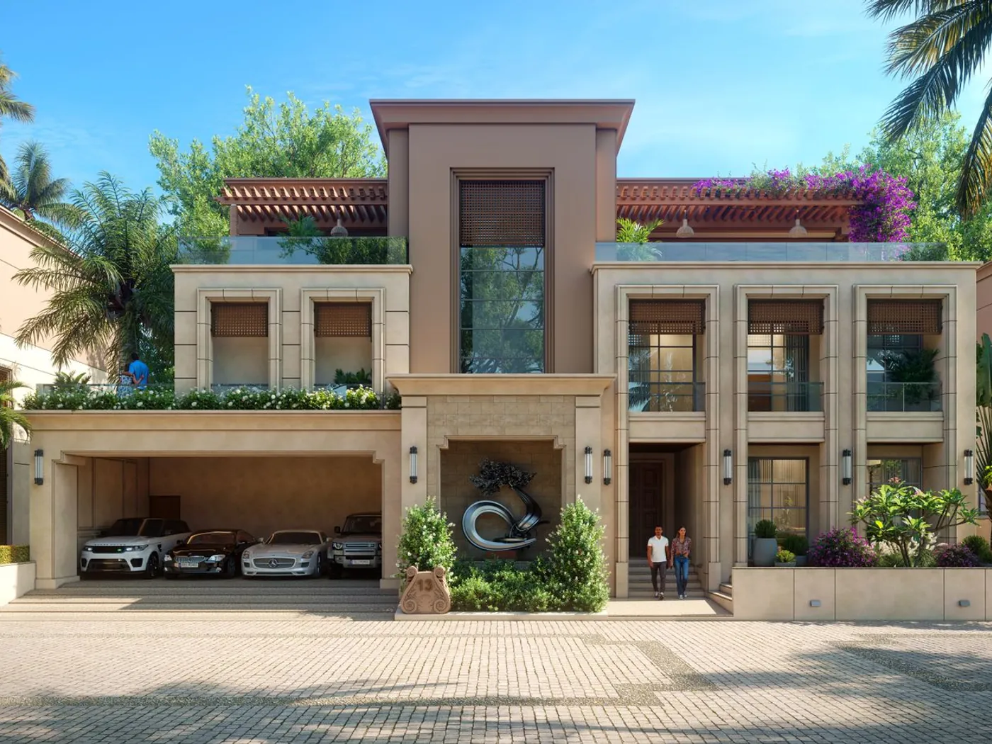 Embassy Riverine villa with private deck and pool
